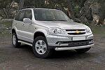 RIVAL RIVAL R.1004.001 Защита переднего бампера d76 + комплект крепежа, RIVAL, Chevrolet Niva 2009- (R.1004.001)