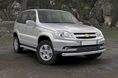 RIVAL RIVAL R.1004.001 Защита переднего бампера d76 + комплект крепежа, RIVAL, Chevrolet Niva 2009- (R.1004.001)
