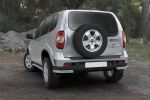 RIVAL RIVAL R.1004.012 Защита заднего бампера d57 уголки + комплект крепежа, RIVAL, Chevrolet Niva 2009- (R.1004.012)