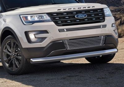 RIVAL RIVAL R.1806.001 Защита переднего бампера d76 + комплект крепежа, RIVAL, Ford Explorer 2015- (R.1806.001)