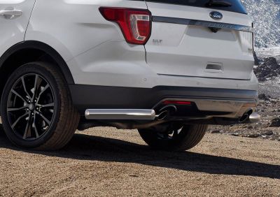 RIVAL RIVAL R.1806.005 Защита заднего бампера d76 уголки + комплект крепежа, RIVAL, Ford Explorer 2015- (R.1806.005)