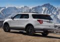 RIVAL RIVAL R.1806.005 Защита заднего бампера d76 уголки + комплект крепежа, RIVAL, Ford Explorer 2015- (R.1806.005)