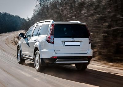 RIVAL RIVAL R.2007.008 Защита заднего бампера d57 + комплект крепежа, RIVAL, Great Wall Hover H3 2014-2015/DW Hower 2017- (R.2007.008)