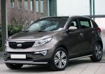 RIVAL RIVAL R.2806.002 Защита переднего бампера d57+d42 + комплект крепежа, RIVAL, Kia Sportage 2010-2014-2015 (R.2806.002)