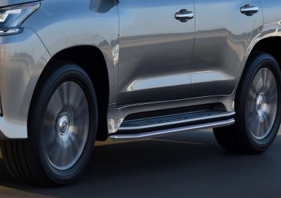 RIVAL RIVAL R.3210.005 Защита штатного порога d42 + комплект крепежа, RIVAL, Lexus LX 2015- (R.3210.005)
