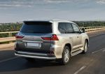 RIVAL RIVAL R.3210.009 Защита заднего бампера 75х42 овал + комплект крепежа, RIVAL, Lexus LX 2015- (R.3210.009)