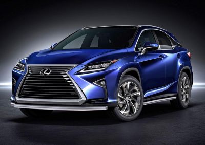 RIVAL RIVAL R.3211.001 Защита переднего бампера d57 + комплект крепежа, RIVAL, Lexus RX 2015-, кроме 450h (R.3211.001)