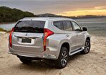 RIVAL RIVAL R.4012.007 Защита заднего бампера d76+d42 уголки + комплект крепежа, RIVAL, Mitsubishi Pajero Sport 2016- (R.4012.007)