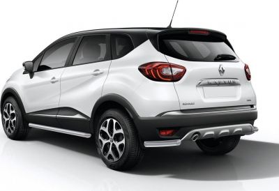 RIVAL RIVAL R.4704.005 Защита заднего бампера d57 уголки + комплект крепежа, RIVAL, Renault Kaptur 2016- (R.4704.005)