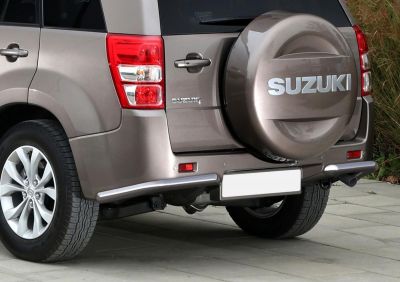 RIVAL RIVAL R.5507.009 Защита заднего бампера d57 уголки + комплект крепежа, RIVAL, Suzuki Grand Vitara 2012-2016 (R.5507.009)