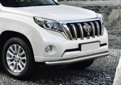 RIVAL RIVAL R.5704.008 Защита переднего бампера d76 + комплект крепежа, RIVAL, Toyota Land Cruiser Prado 2009-2013-2017 (R.5704.008)