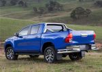 RIVAL RIVAL R.5716.009 Защита заднего бампера d76+d42 уголки + комплект крепежа, RIVAL, Toyota Hilux 2015- (R.5716.009)