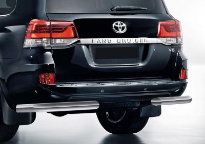 RIVAL RIVAL R.5717.009 Защита заднего бампера d76 уголки + комплект крепежа, RIVAL, Toyota Land Cruiser 200 2015- (R.5717.009)