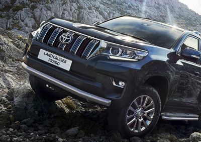 RIVAL RIVAL R.5721.004 Защита переднего бампера 75х42 овал + комплект крепежа, RIVAL, Toyota Land Cruiser 150 Prado 2017- (R.5721.004)