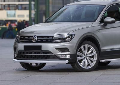 RIVAL RIVAL R.5803.011 Защита переднего бампера d57 + комплект крепежа, RIVAL, Volkswagen Tiguan 2017- (R.5803.011)