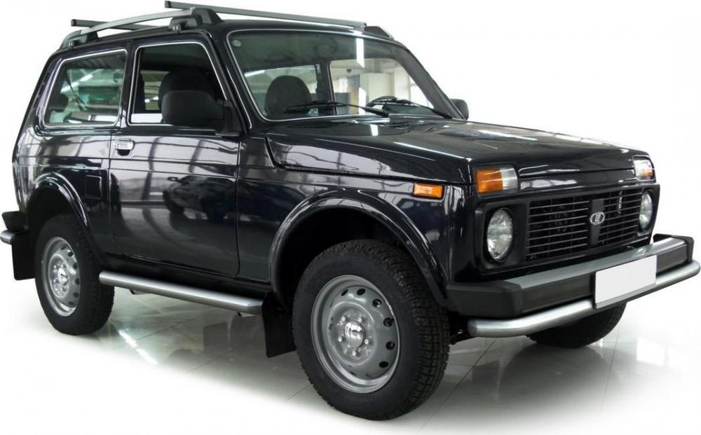 RIVAL RIVAL R.6002.001 Защита переднего бампера d57 + комплект крепежа, RIVAL, Lada 4х4 1995-, 3D (R.6002.001)