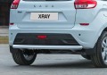 RIVAL RIVAL R.6003.006 Защита заднего бампера d57 + комплект крепежа, RIVAL, Lada X-Ray 2015- (R.6003.006)