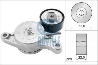 Ruville 55082 натяжная планка, поликлиновой ремень на MINI MINI Roadster (R59)