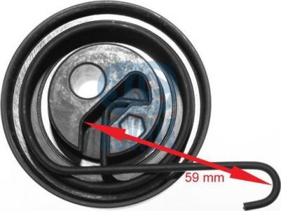 Ruville 55383 натяжной ролик, ремень грм на OPEL CORSA C фургон (F08, W5L)