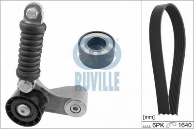 Ruville 5555480 поликлиновой ременный комплект на RENAULT MEGANE I (BA0/1_)