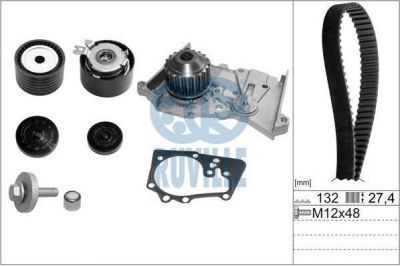 Ruville 55566711 водяной насос + комплект зубчатого ремня на RENAULT LOGAN I универсал (KS_)