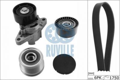 Ruville 5560680 поликлиновой ременный комплект на RENAULT LOGAN I универсал (KS_)