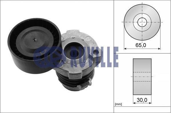 Ruville 55642 натяжная планка, поликлиновой ремень на RENAULT MEGANE III Наклонная задняя часть (BZ0_)