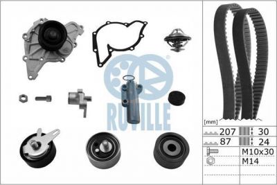 Ruville 55703771 водяной насос + комплект зубчатого ремня на VW PASSAT Variant (3B6)