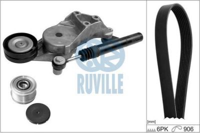 Ruville 5571480 поликлиновой ременный комплект на VW GOLF IV (1J1)