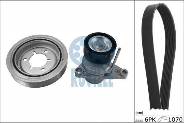 Ruville 5598181 поликлиновой ременный комплект на PEUGEOT 308 (4A_, 4C_)
