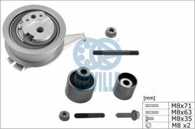 Ruville 5639050 комплект роликов, зубчатый ремень на VW GOLF ALLTRACK (BA5)