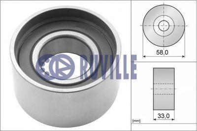 RUVILLE Ролик-натяжитель, ремень ГРМ MAZDA MAZDA 3 седан (BK) 2.0 MZR-CD (RF5C12700, 57064)