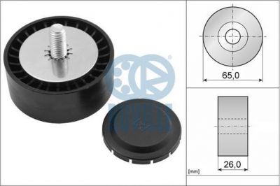 Ruville 57536 паразитный / ведущий ролик, поликлиновой ремень на MERCEDES-BENZ C-CLASS (W205)