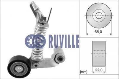 Ruville 57538 натяжная планка, поликлиновой ремень на MERCEDES-BENZ CLA купе (C117)