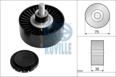 Ruville 57609 паразитный / ведущий ролик, поликлиновой ремень на 3 Touring (E91)