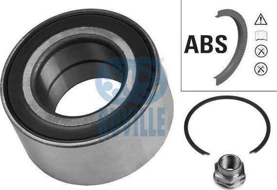 Ruville 5842 комплект подшипника ступицы колеса на RENAULT KANGOO BE BOP (KW0/1_)