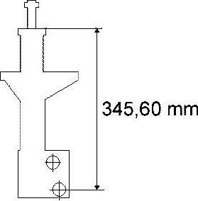 SACHS 230315 Амортизатор подвески передн VW: PASSAT 88-96 , PASSAT Variant 88-97 (357413031H)