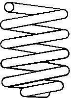 SACHS 996 508 пружина ходовой части на FIAT BRAVA (182)