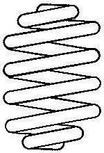SACHS 997 275 пружина ходовой части на OPEL KADETT E (39_, 49_)