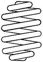 SACHS 997 606 пружина ходовой части на OPEL VECTRA B (36_)