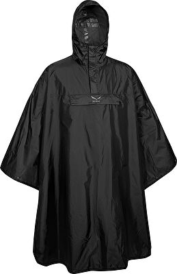 Пончо для активного отдыха Salewa 2017 PUEZ (TEC) RTC PONCHO black out (US:L/XL)