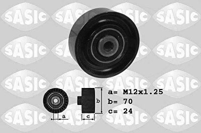 Sasic 1620033 паразитный / ведущий ролик, поликлиновой ремень на PEUGEOT 405 I Break (15E)