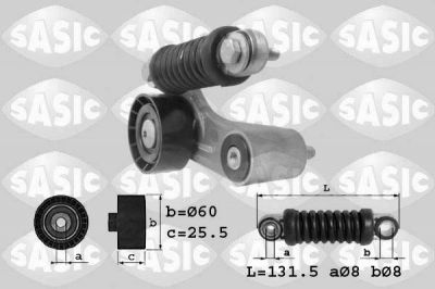 Sasic 1624002 натяжитель ремня, клиновой зубча на VOLVO V40 универсал (VW)