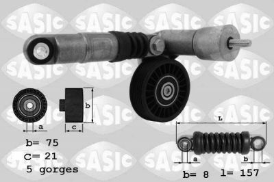 Sasic 1626047 натяжитель ремня, клиновой зубча на VW PASSAT Variant (3B6)