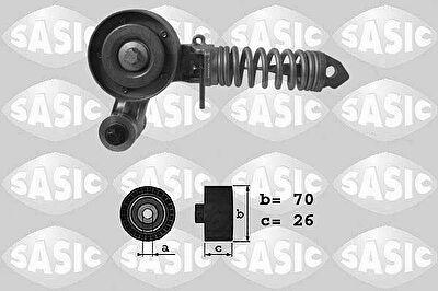 Sasic 1626147 натяжитель ремня, клиновой зубча на OPEL ASTRA H (L48)