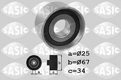 Sasic 1700034 натяжной ролик, ремень грм на OPEL MOVANO Combi (J9)