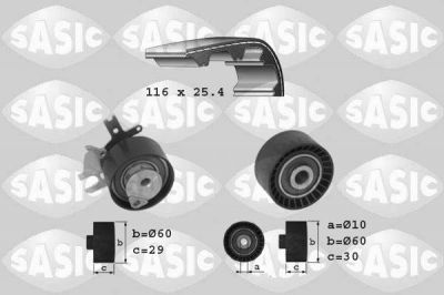Sasic 1750014 комплект ремня грм на FIAT ULYSSE (179AX)