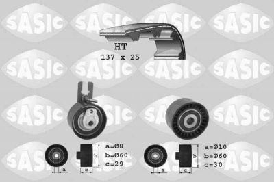 Sasic 1750019 комплект ремня грм на PEUGEOT 308 (4A_, 4C_)