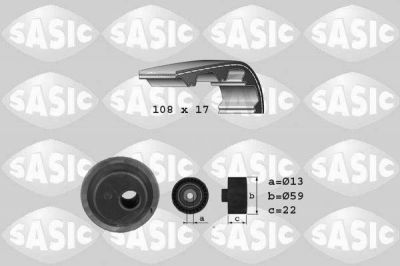 Sasic 1750021 комплект ремня грм на PEUGEOT 405 I (15B)