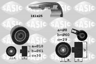 Sasic 1750032 комплект ремня грм на PEUGEOT 308 II